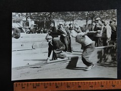 ORIG 1941 NYC 6×9.25″ Bocce New York City PHOTO LEAGUE Joe Schwartz (Not signed)
