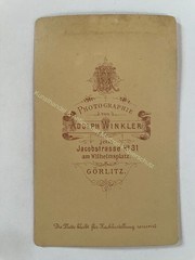 orig. CDV photo photography picture old child fashion around 1890 A. Winkler Görlitz