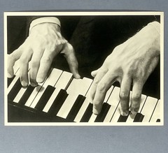 Hands On Piano, 1929 – Fotofolio Art Print Card Photo By Grancel Fitz 4.25”x6”