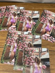 Contemporary Pinup Girl 4×6 Photo – Fine Art Color Print – Brunette Female Form