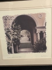 European Garden By Allan Blaustein Photography Framed With Glass 18 1/2 X 18 1/2