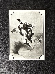 Vintage Fantasy Art Cards Lot of 4 Ken Kelly Style Barbarian Warrior Prints