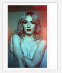 Instax Wide Print of Art Nude Model Caitlyn
