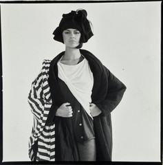 High Fashion Model 13 7/8 x 11 Photograph-C. 1980s-Mark Bugzester