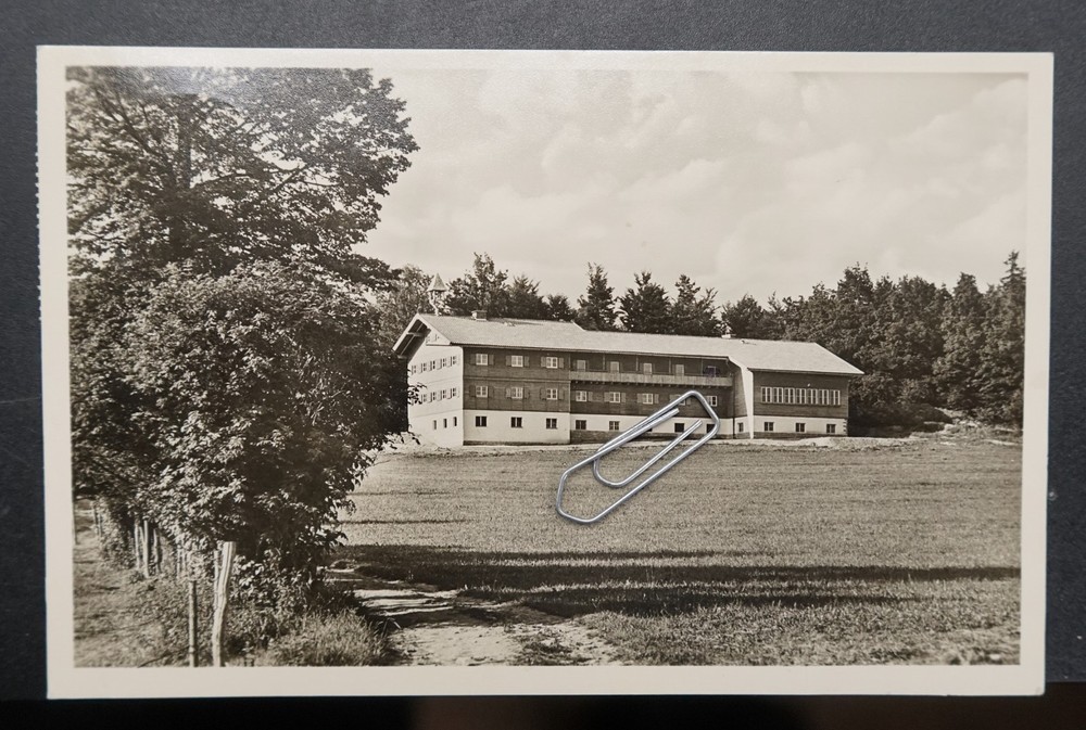 Photo Postcard View Solla Schönberg Bavaria Schullandheim 1953 Hotel Building