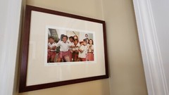 Vtg BOLINESE «RECESS» Signed Art Photograph ’94 14×17 framed size John Carlson