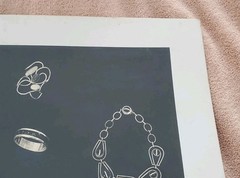 Rare Original 7″ X 9″ Modern US Jewelry Silver Gelatin Photo By MOMA 1953