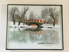 THE GATES Central Park New York City 2005 Signed Photograph- 8 x 10″