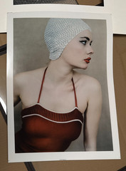 Billy & Hells – Original Gelatin Silver Photograph «Woman in Red Swimsuit»