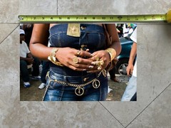 RARE 11X14 photograph print hands at Brooklyn Caribbean Parade.