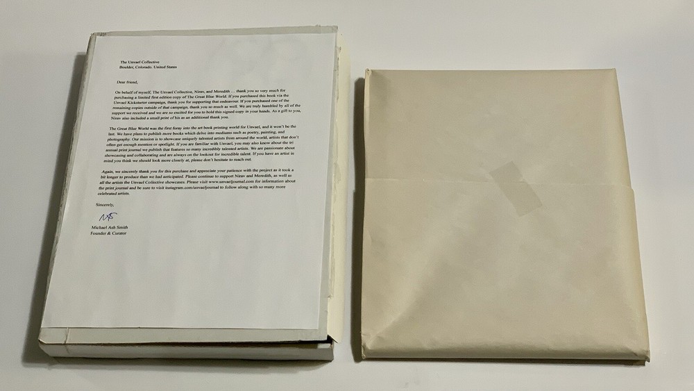 Signed The Great Blue World Nirav Patel Meredith Adelaide HC Ltd 1st Ed Art Book