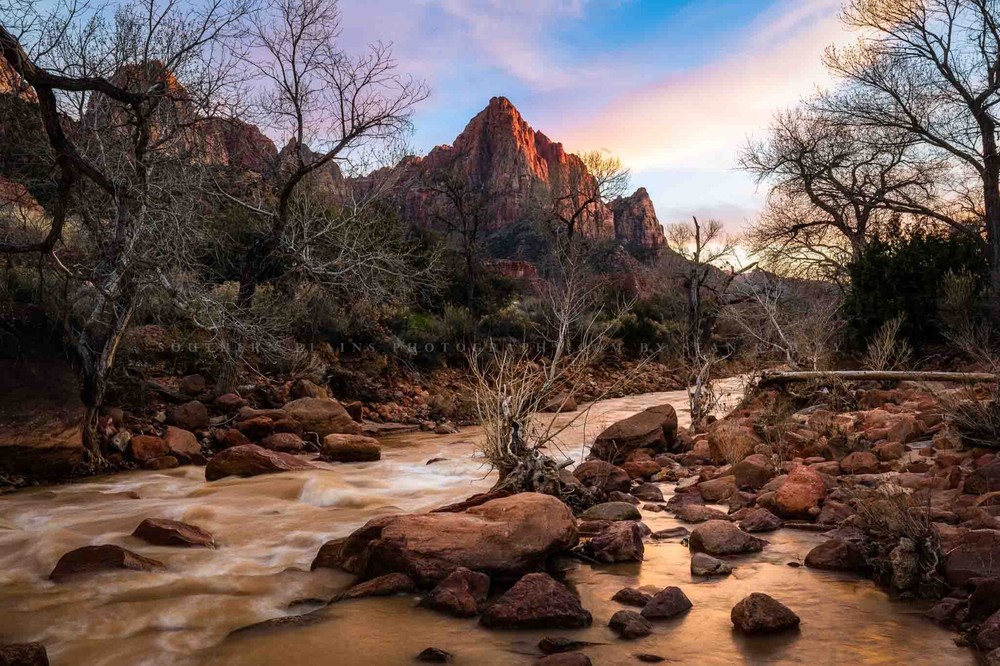 The Watchman in Zion National Park Photo Print | Utah Wall Art | Nature Decor