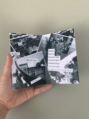 Original OOAK Handmade B&W Photo Zine of Collaged Darkroom Prints