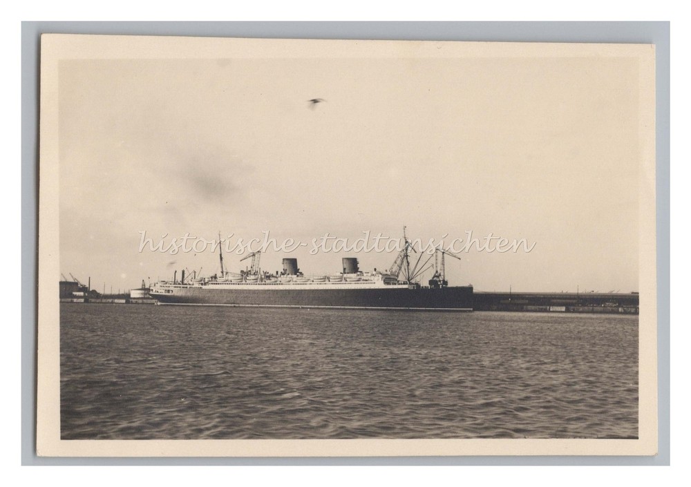 Dampfer Schiff – Altes Foto 1930er 1940er