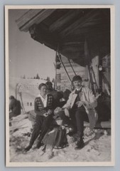 Sudelfeld Bayrischzell 1931 – Skiers Hut Ski – Old Photo 1930s