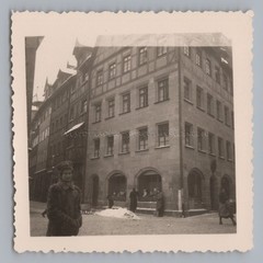 Nuremberg 1941 – Corner of Ebersgasse – Old Photo 1940s