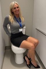 12 Pics. Office Ladies In The Washroom !! AI PHOTO 5 X 7. LAB PROCESS.LYS