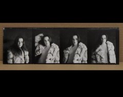 Russell Levin 2002 Sara in Studio 5″x15″ One of a Kind Quadtych Photograph Nude
