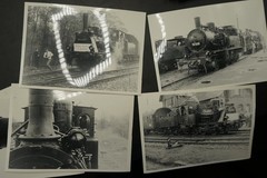 Photo Steam Locomotive 50 Bundle Lot Rostock Ticino 1975 Teschendorf Sanitz Railway Train