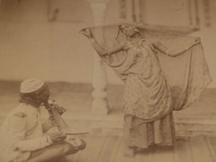 Indian Dancer – Nautch Girl Charles Shepherd 1862 Vintage Photo Albumen Print