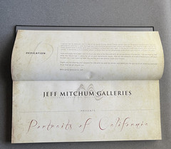 Jeff Mitchum Gallery Photography Book Portraits of California Hard Cover Signed