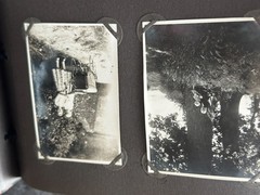 old photo album civilian with defects, civilian, /132