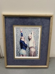 Framed Fashion Photography Print – Bold Retro Camp Portrait Wall Art