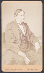 Karl Rettich Actor Director Theater Vienna Portrait CDV Photo 1870