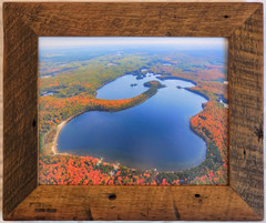 Lac du Lune, Vilas County, Land o’ Lakes, Wisconsin Aerial Photo. Frame Optional