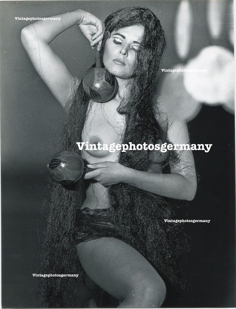 G734 Photo 60s Artistic Nude Girl Girl Woman Hippie Nude by Ferenc Suba