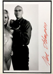 Uwe Kempen Self-portrait with Nude HAND-SIGNED, original Photo, with Frame