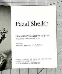 Fazal Sheikh (b. 1965) Art Announcement Card 2002 – Simpatia: Photos Of Brazil