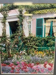 Framed Color Matted Photo Claude Monet’s Home Signed Nick Brown 1994
