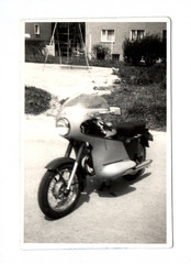 7x Original Vintage Photos Motorcycle Jawa Vintage Motorcycle Photography