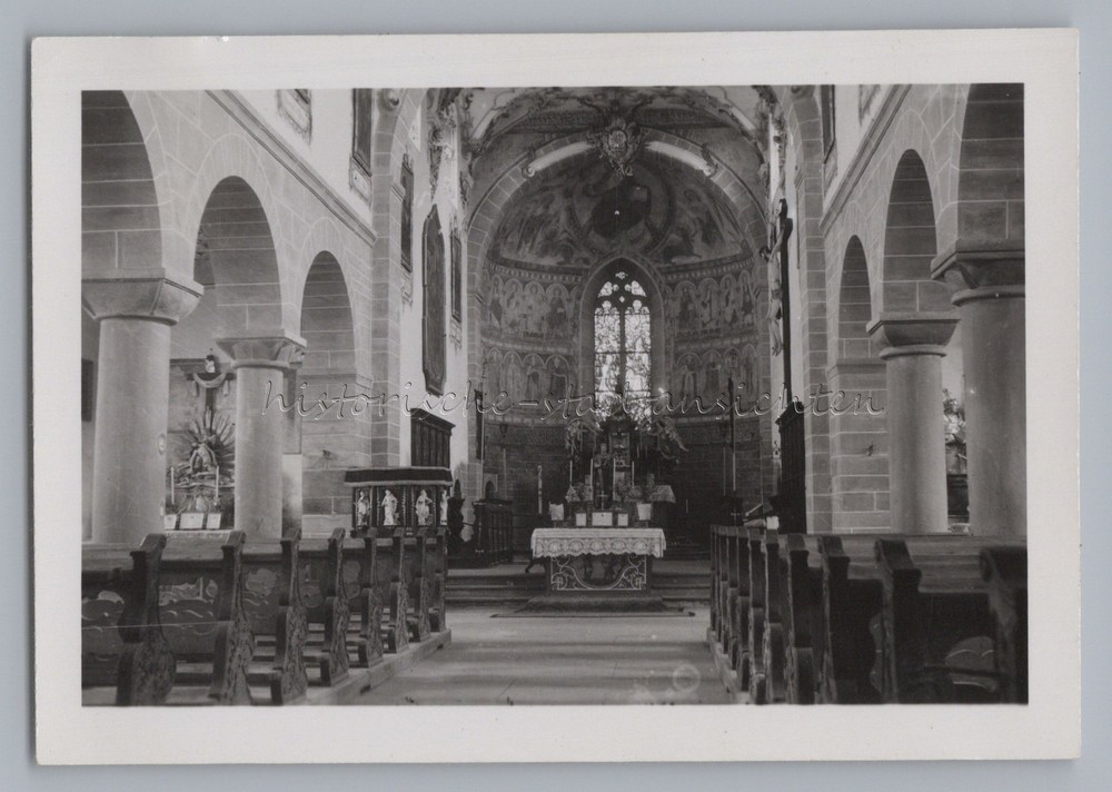Island of Reichenau Unterzell Lake Constance altar old photo