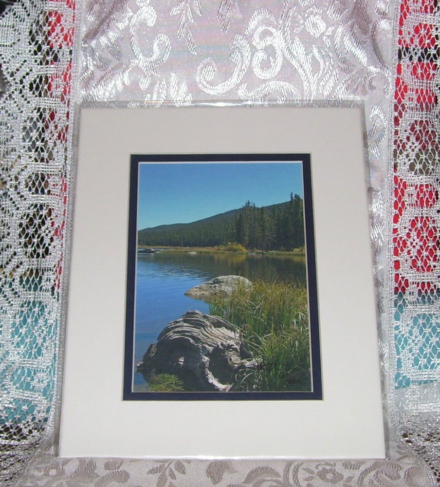 PHOTO ART ECHO LAKE COLORADO 5X7 MATTED 8X10 SIGNED #60/200