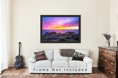 Coastal Photography Print – Picture of Scenic Sunset at Big Sur California
