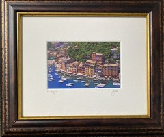 Porto Fino Framed Photo-4” X 6” Photo 11.75” X 10.75” Frame Matted And Glass