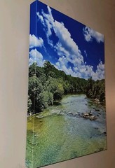 Summertime On The Haw River, NC 16×20 Ltd Ed Signed Gallery Wrapped Canvas