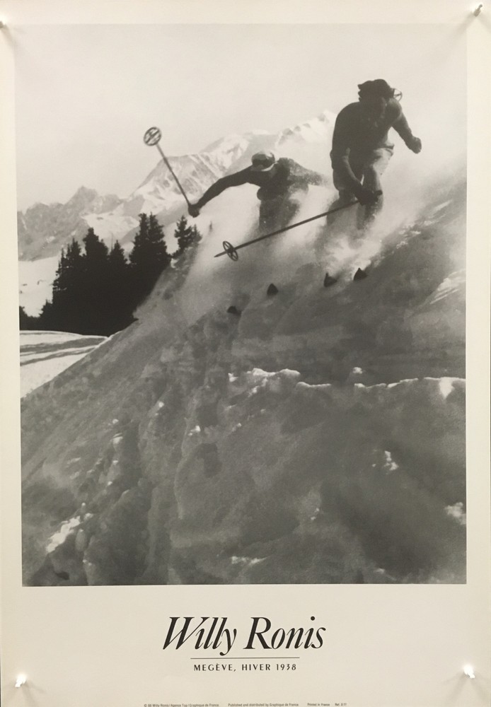 Willy Ronis – Megève, Hiver 1938 – 1988 – Offset