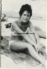Z7052 Photo 1970s Pretty Woman Nice Semi Nude Bikini Nude