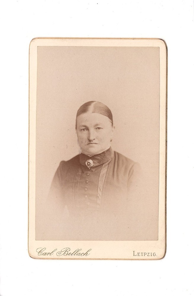 CDV photo woman portrait-Leipzig 1893