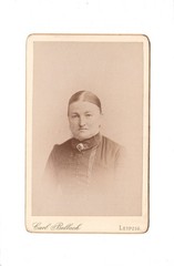 CDV photo woman portrait-Leipzig 1893
