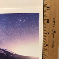 ART Original PHOTO Photograph Mt St Helens Washington Signed By Artist 17 x 11