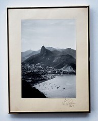 Midcentury Brazilian Hugo Rodrigo Octavio Photograph Rio de Janeiro View SIGNED