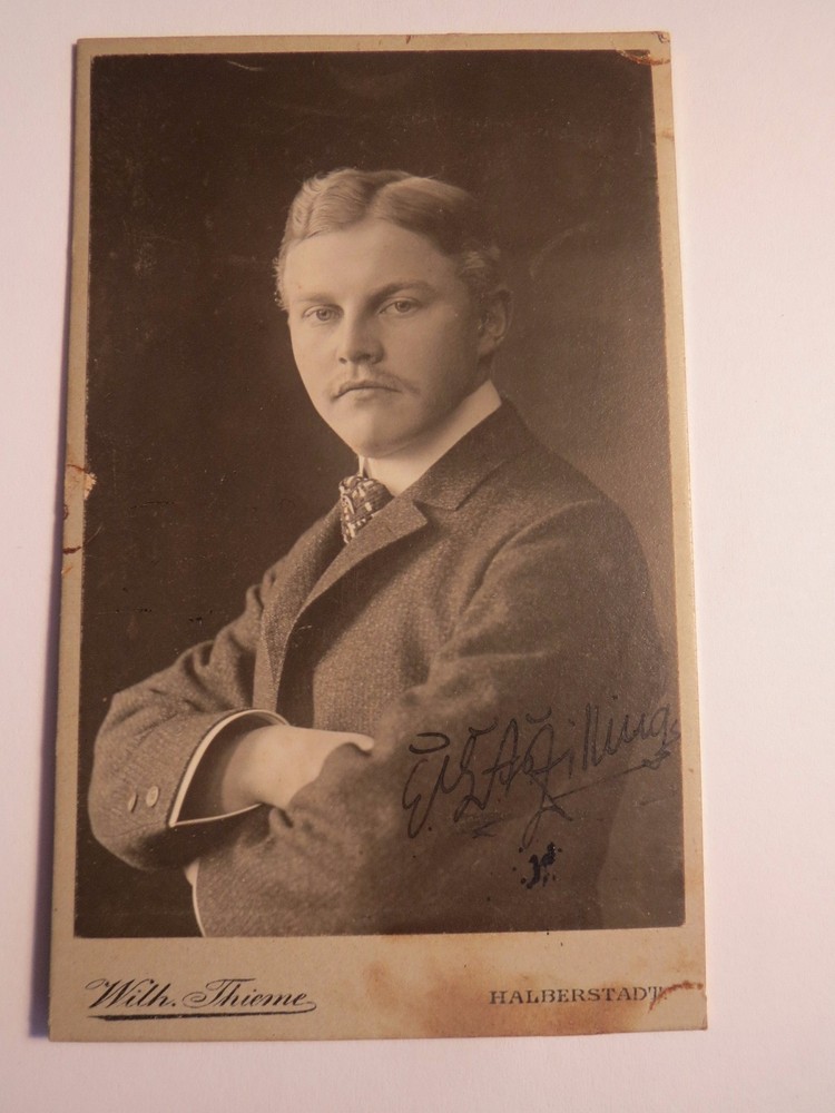 Halberstadt – 1906 – Mr. Zilling? as a man portrait/CDV
