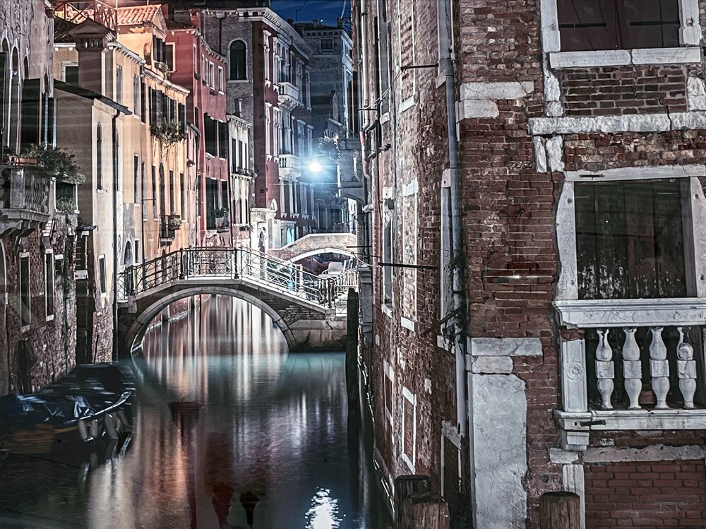 $500 Off! The Bridges and Canals of Venice Photograph on Aluminum Wall Art