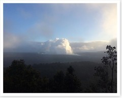 Kilauea Volcano Halema‘uma‘u Massive White Plume 2018 Silver Halide Photo
