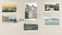New York City Early 1900s Photos from Postcards Set of 6 Instant DOWNLOAD