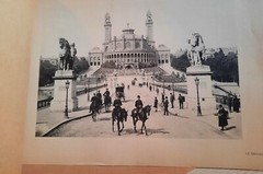 Paris Versailles France Pictures Black White Antique Photo Book
